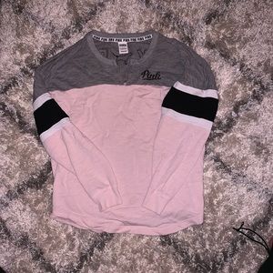 Victoria’s Secret pink shirt